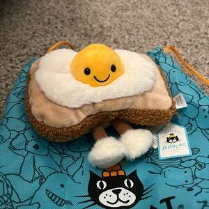 AUTHENTIC‼️Jellycat Amuseable Egglantine Egg On Toast - NWT, FAST SHIPPING!